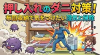 押し入れのダニ対策！布団収納で気をつけたい湿気と掃除