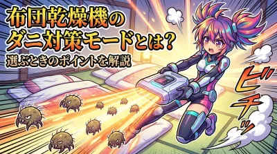 布団乾燥機のダニ対策モードとは？選ぶときのポイントを解説