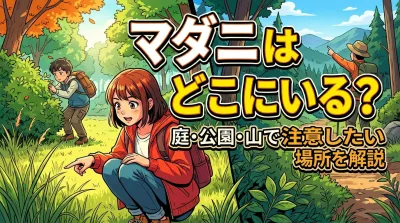 マダニはどこにいる？庭・公園・山で注意したい場所を解説