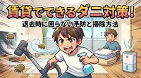 賃貸でできるダニ対策！退去時に困らない予防と掃除方法