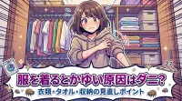 服を着るとかゆい原因はダニ？衣類・タオル・収納の見直しポイント