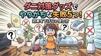 ダニ対策グッズでやりがちな失敗5つ！効果を下げない使い方