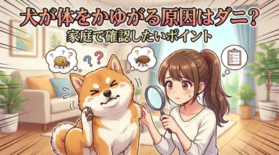 犬が体をかゆがる原因はダニ？家庭で確認したいポイント