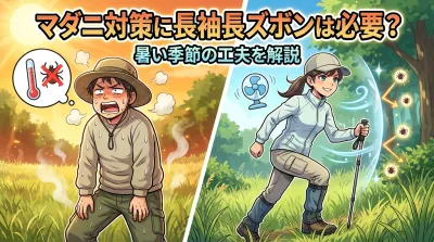 マダニ対策に長袖長ズボンは必要？暑い季節の工夫を解説